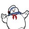 Ghostbusters Stay Puft Marshmallow Man Full-Color Enamel Pin, 2 1/4"